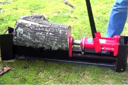 沒(méi)想到吧 爪式千斤頂還能劈柴